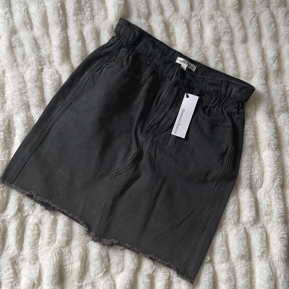 Paper bag Jean Skirt
